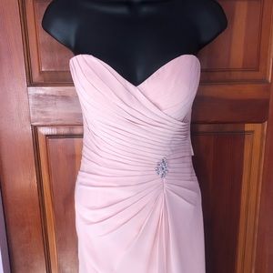 Blush prom dress/bridesmaid dress/ball gown